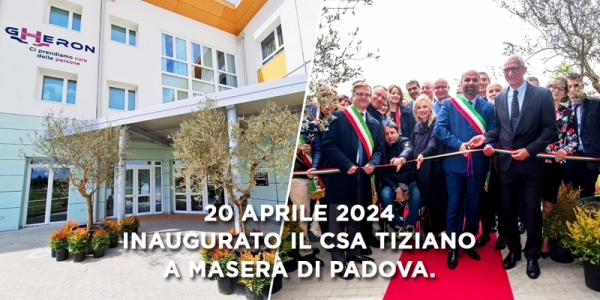 Inaugurato sabato 20 aprile 2024, a Maser&agrave; di Padova,  il nuovissimo Centro Servizi Anziani "Tiziano".