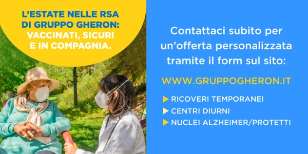 Estate in RSA: vaccinati, sicuri e in compagnia