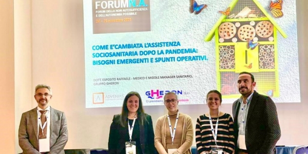 Gruppo Gheron con Advenias al Forum della non autosufficienza e dell&rsquo;autonomia possibile.