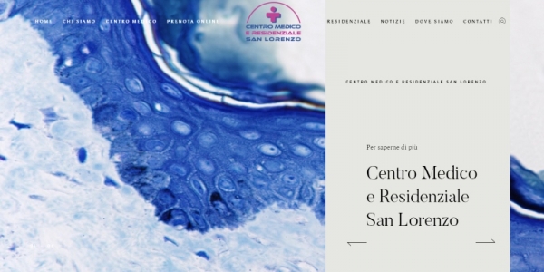 IL SITO DEL CENTRO MEDICO E RESIDENZIALE SAN LORENZO &Egrave; ONLINE!